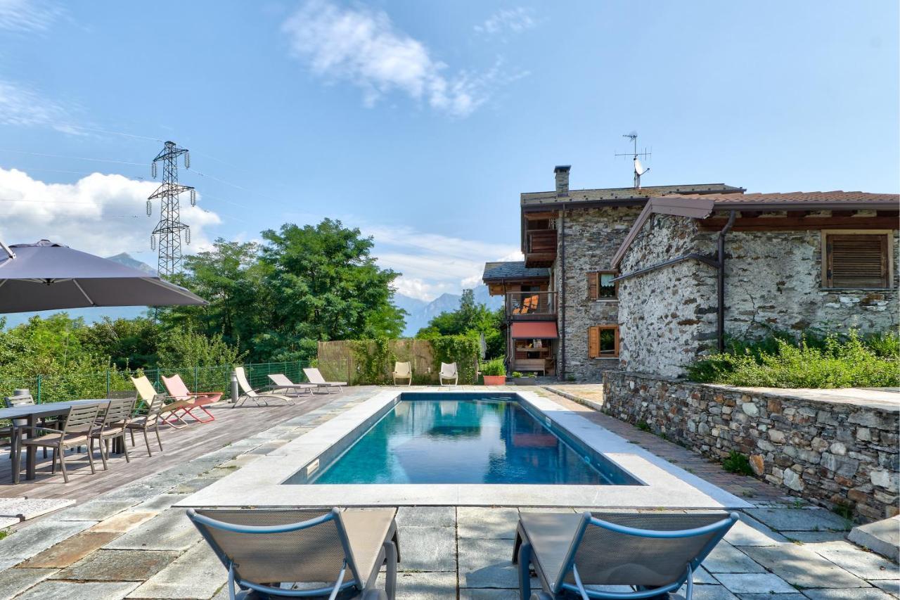 Chalet Con Piscina E Vista Panoramica Колико Екстериор снимка